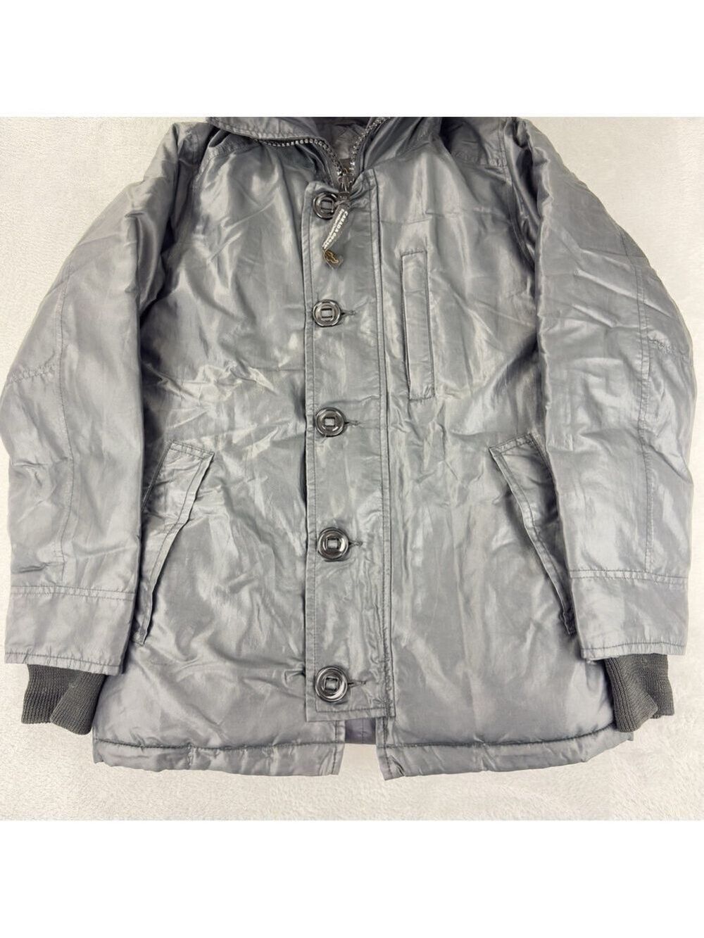 Vintage Canada Goose Women's Sz S Down Black Parka Jacket 3425JL Made In Canada - Picture 12 of 15